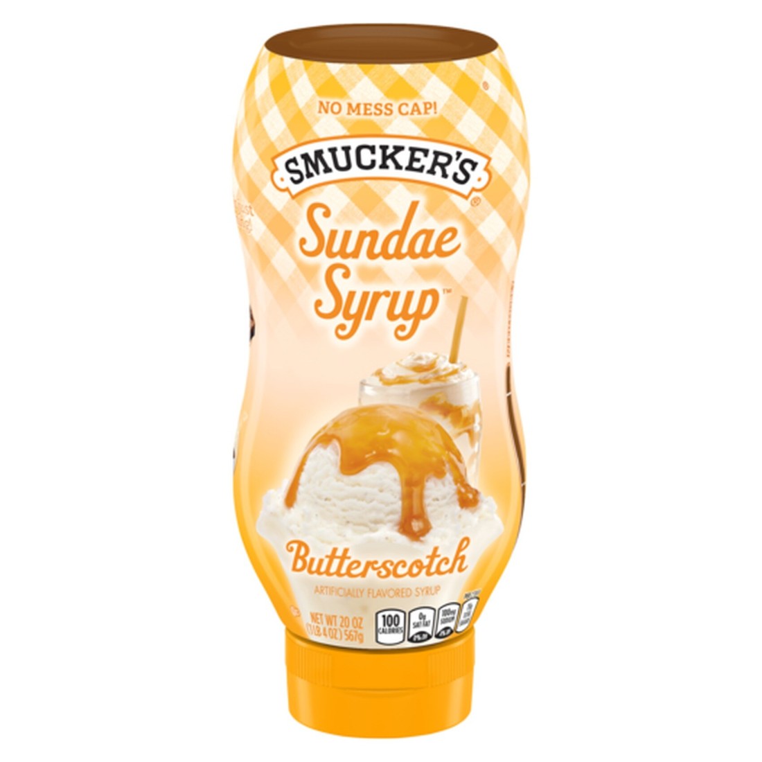 Smucker&#39;s Sundae Syrup Butterscotch 567g