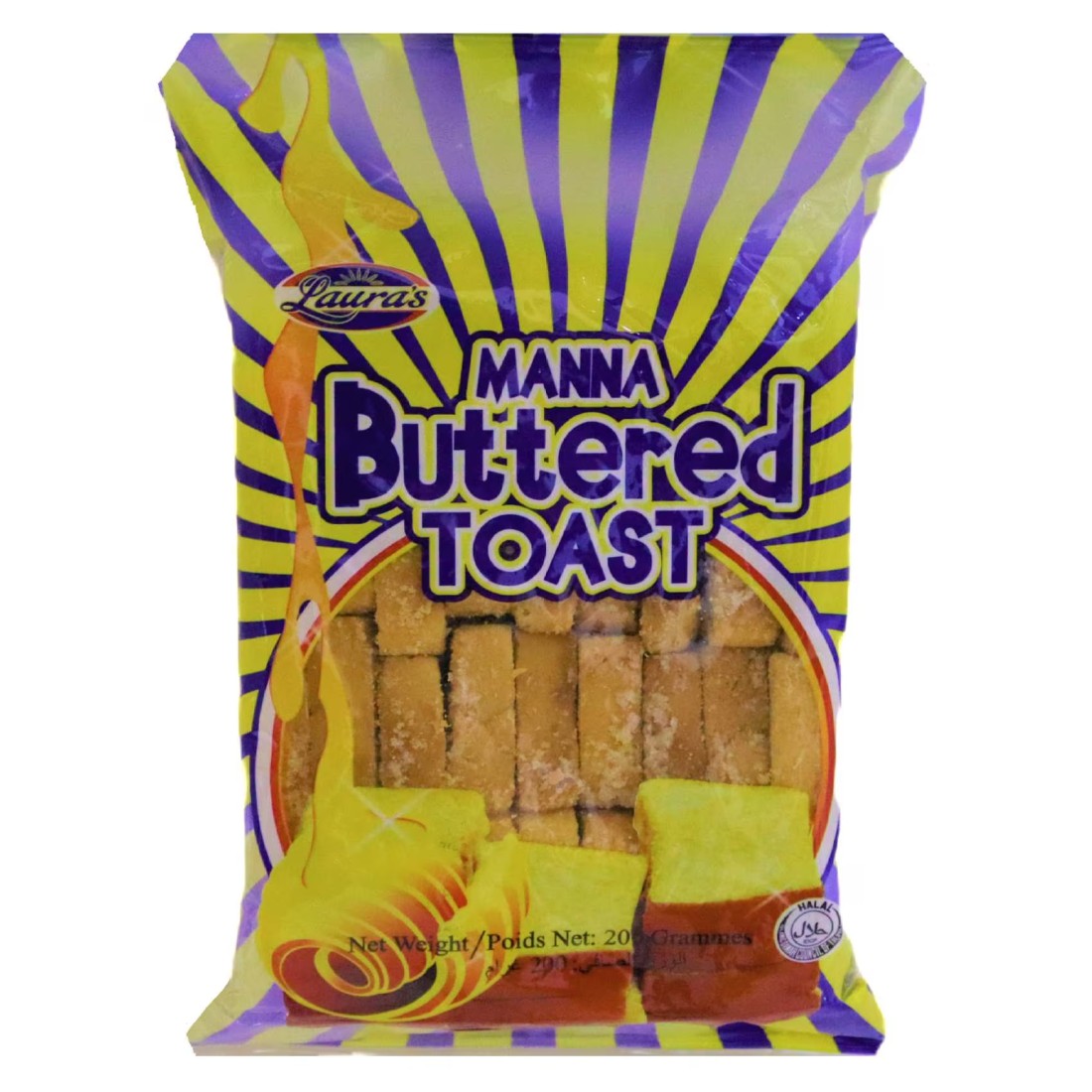 Laura&#39;s Manna Buttered Toast, 200g