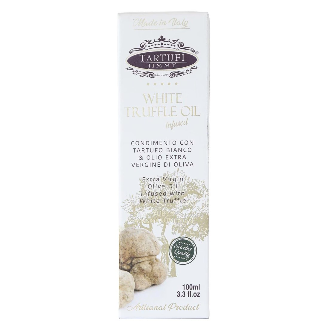 Tartufi Jimmy Extra Virgin Olive Oil Infused with White Truffle 100ml