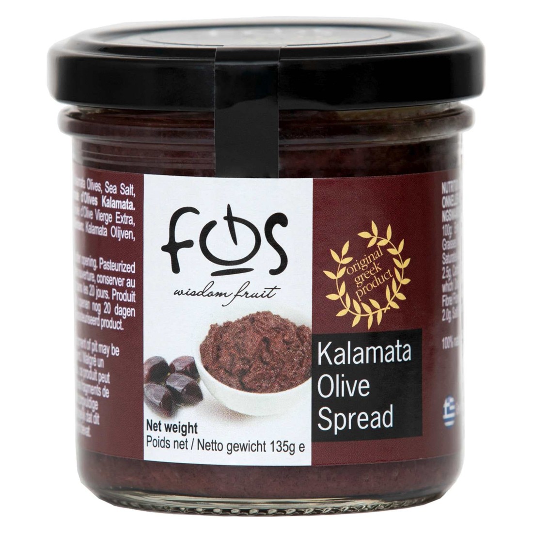 FOS Kalamata Olive Spread, 135g