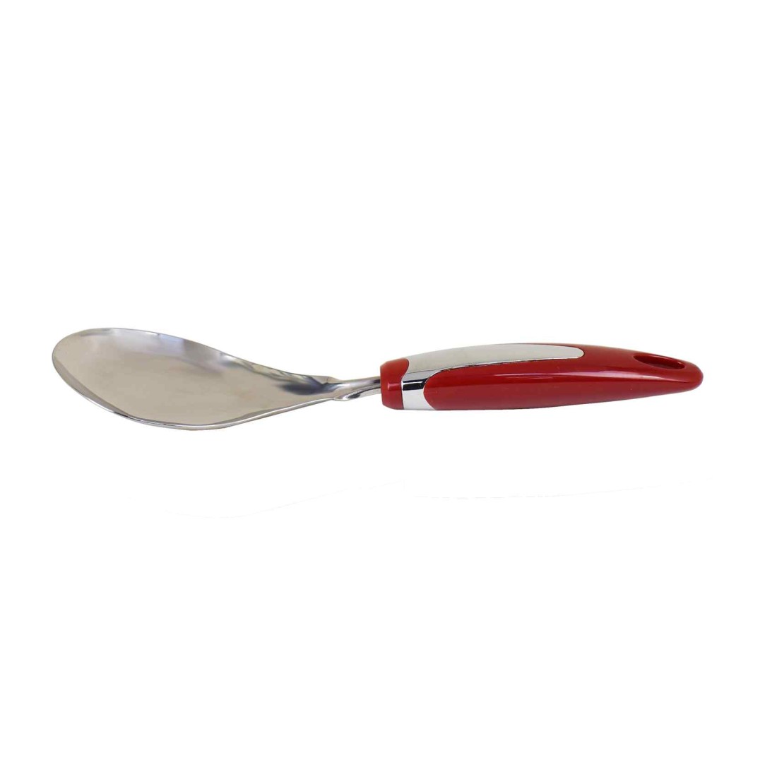 Ascot Rice Ladle Silver And Red