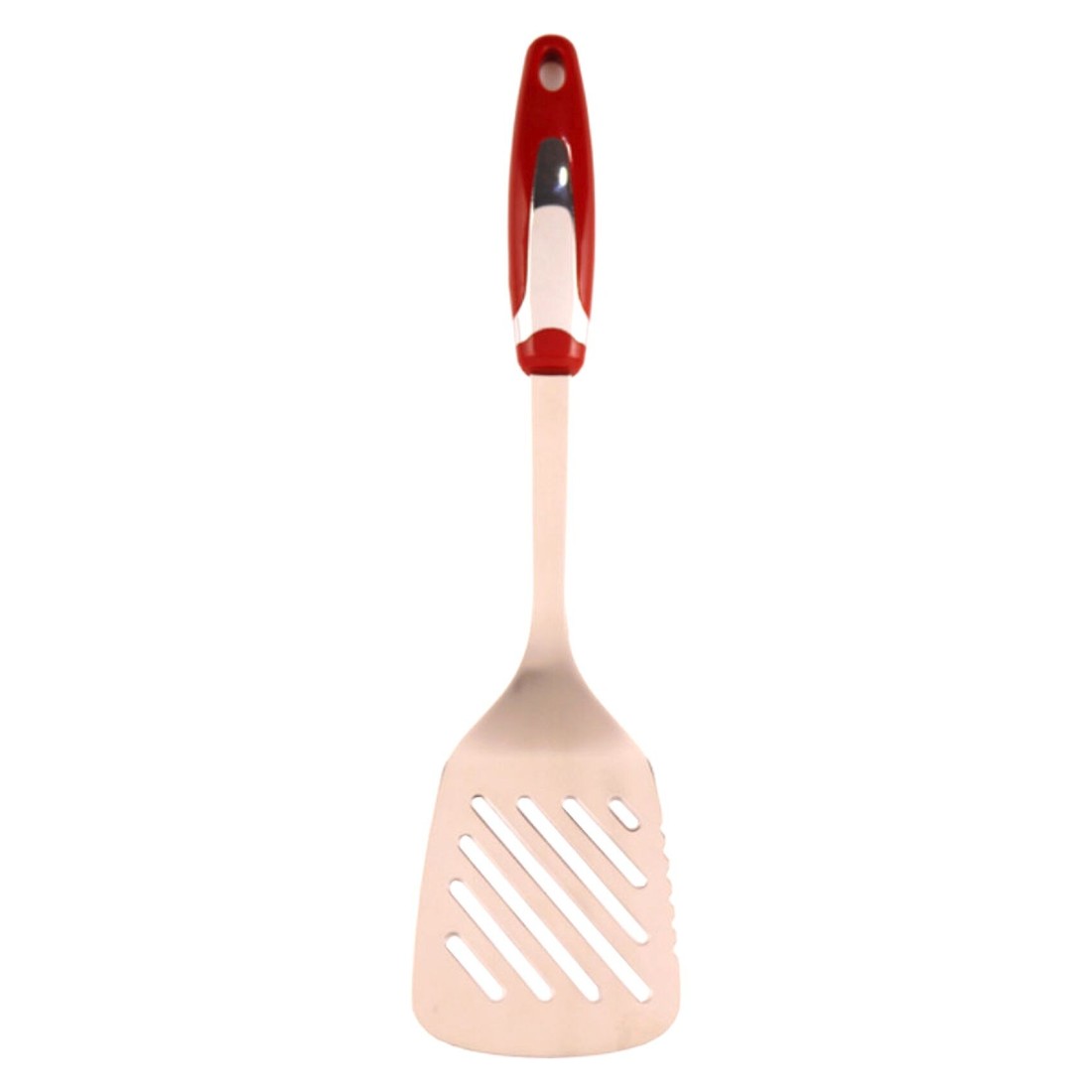 Ascot Slotted Turner Silver And Red 35cm