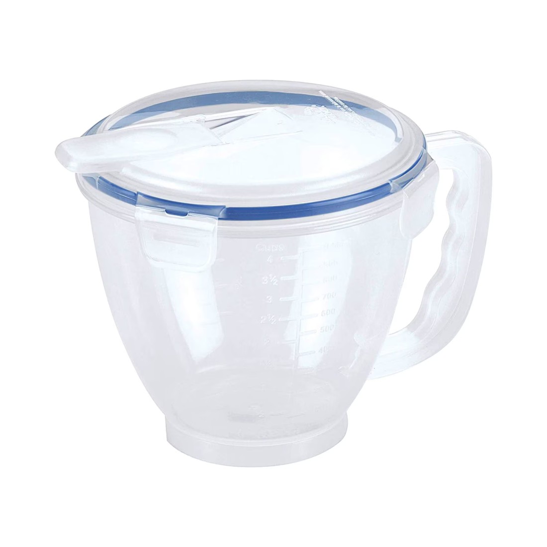Lock &amp; Lock Special Measuring Cup HPL982 Clear And Blue 1L