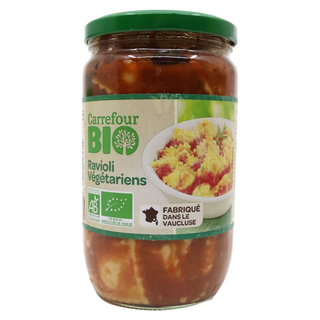 Carrefour Bio Vegetable Ravioli Sauce 630g
