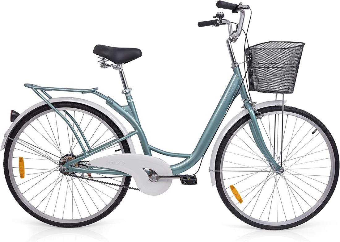 ITG Mogoo Butterfly Cruiser Bike 26 Inch, Green