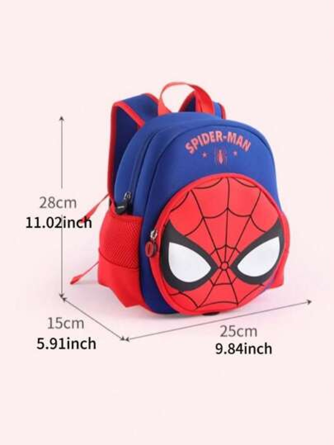 Disney Spider Man Backpack Cute Fashionable Children Schoolbag Perfect For Traveling And School