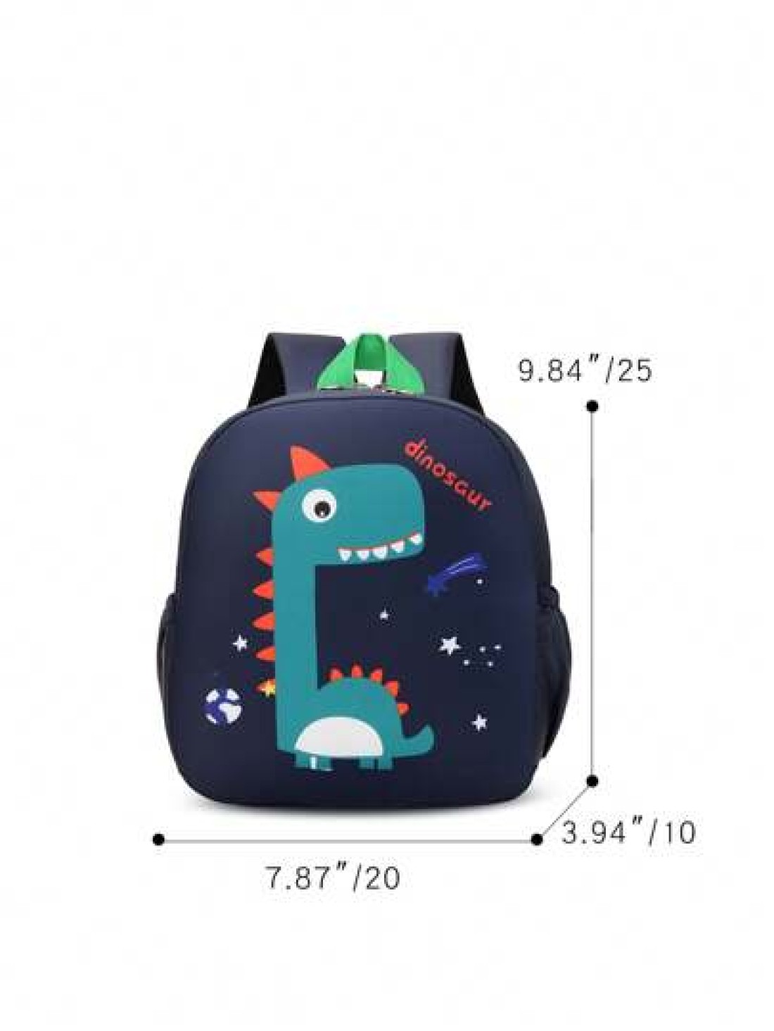 Kids Backpack Cartoon Dinosaur Pattern Backpack For Boys Portable Lightweight