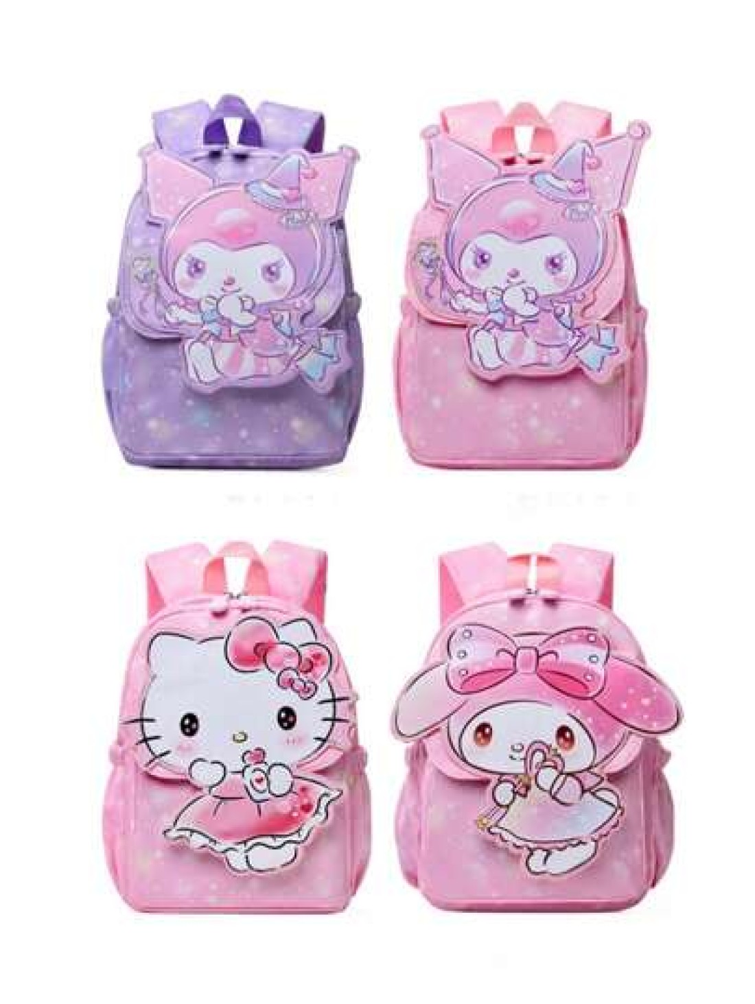 Sanrio Sanrio Schoolbag Hello Kitty Schoolbag Girls New Class Super Cute Girls Travel Shoulder Bag