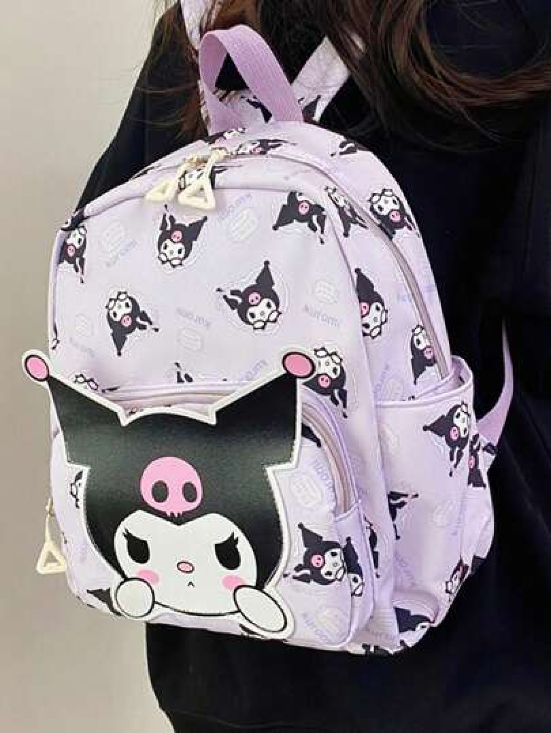 Sanrio Kawaii Backpack Anime Cartoon Figure Outdoor Travel Storage Bag Cute Shoulder Bag There May Be Slight Differences In Design And Color Between Different Batches Some Parts May Be Random Bag Cinn