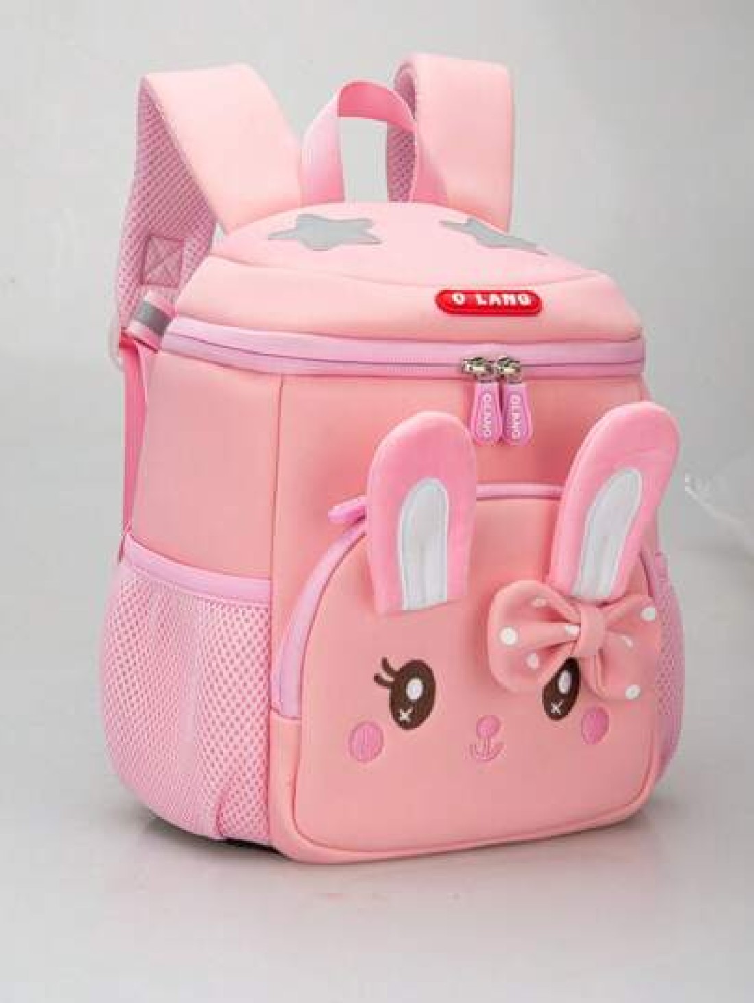 Cute Rabbit Cartoon Backpack For Girls Pink Mini School Bag