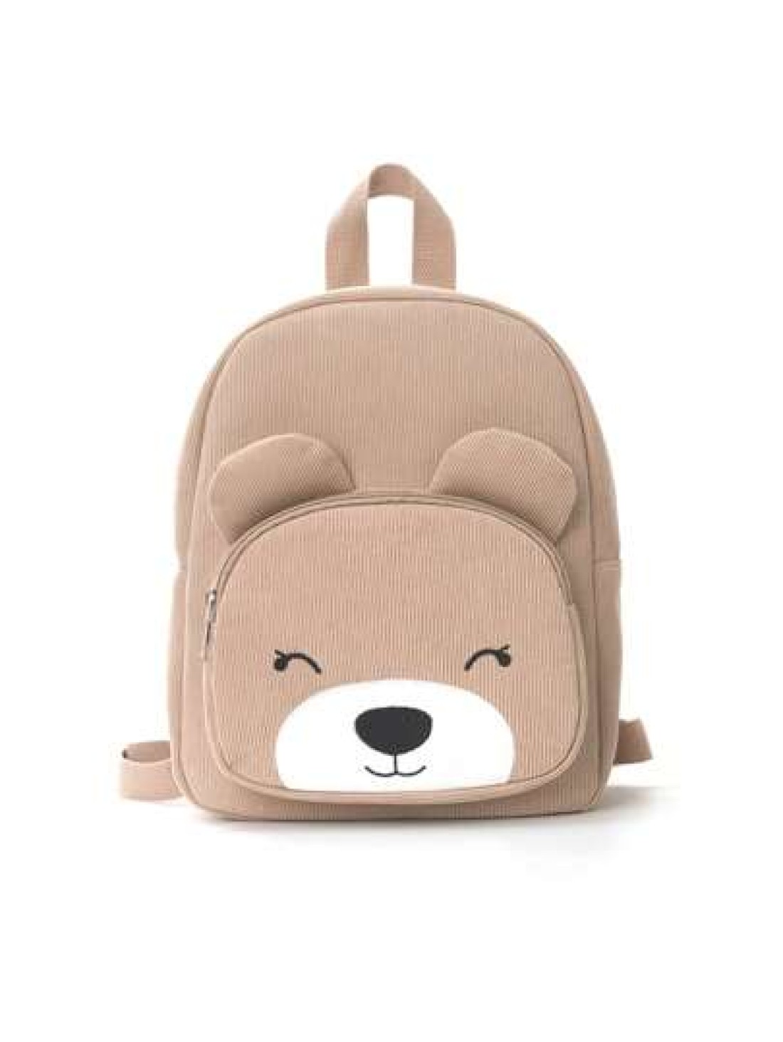 1 Piece Of Children S Cute Cartoon Bear Embroidered Backpack Large Capacity Multifunctional Corduroy Material Children S Backpack School Children S Backpack Suitable For Girls And Boys Kindergarten Pr