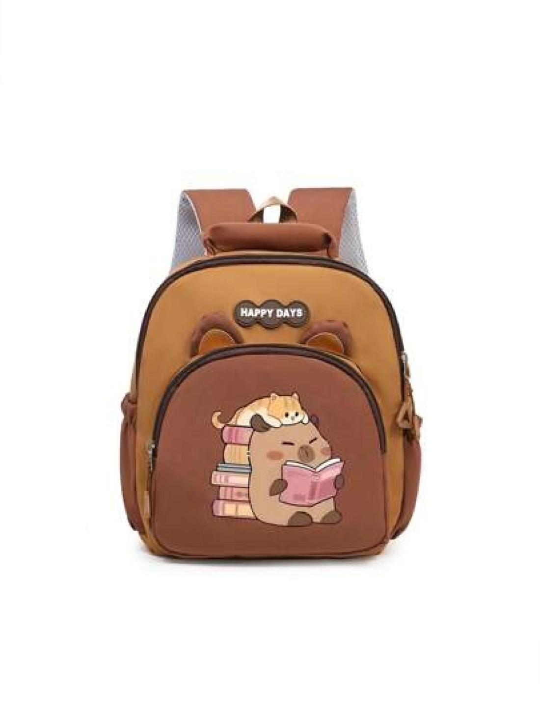1pc Back To School Backpack Fashionable And Casual Backpack Cute Cartoon Capybara Large Capacity Backpack Suitable For Daily School Very Suitable For Campus Class Photo Taking Birthday Gifts Suitable