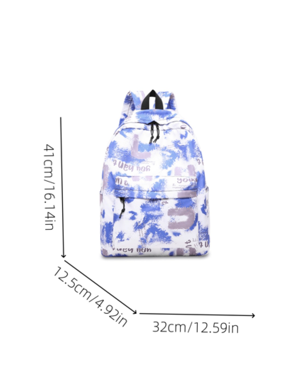 1pc New Printed Student Backpack Fashion Camouflage Daypack Casual Outdoor Large Capacity Knapsack