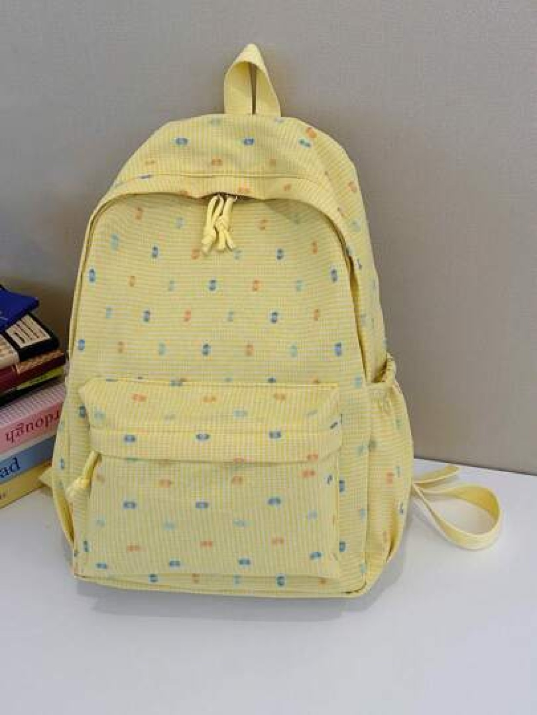 1pc Back To School Backpack Stylish Casual Backpack Fresh And Sweet Large Capacity Backpack Suitable For Daily School Very Suitable For Campus Class Photo Taking Birthday Gifts Suitable For Daily Shop