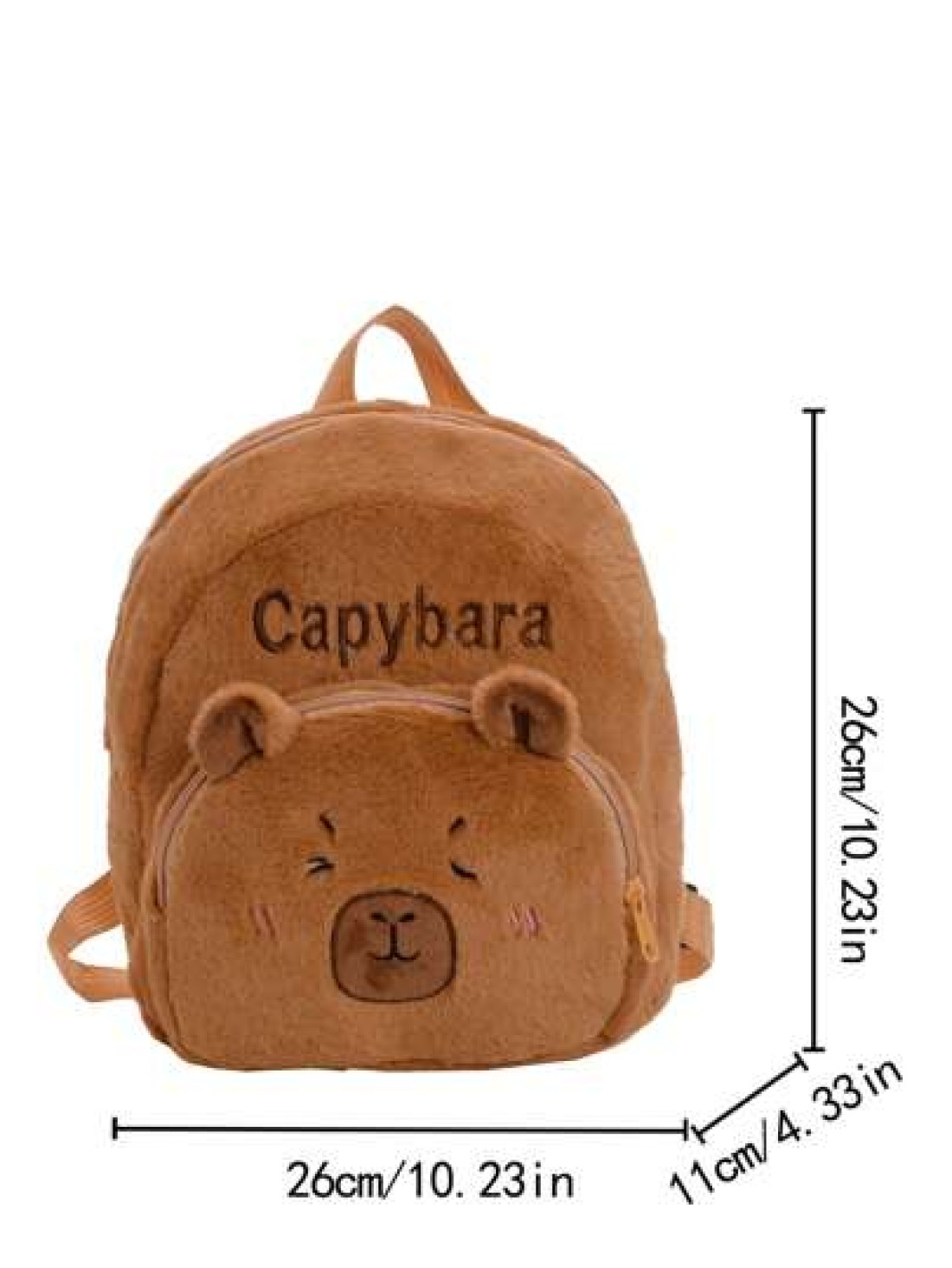 Kapibara Schoolbag Cute Girl Ultra Light Campus Backpack Burden Reduction School Fashion Travel Bag Spine Protection Backpack Back To School Season Handbag Bag