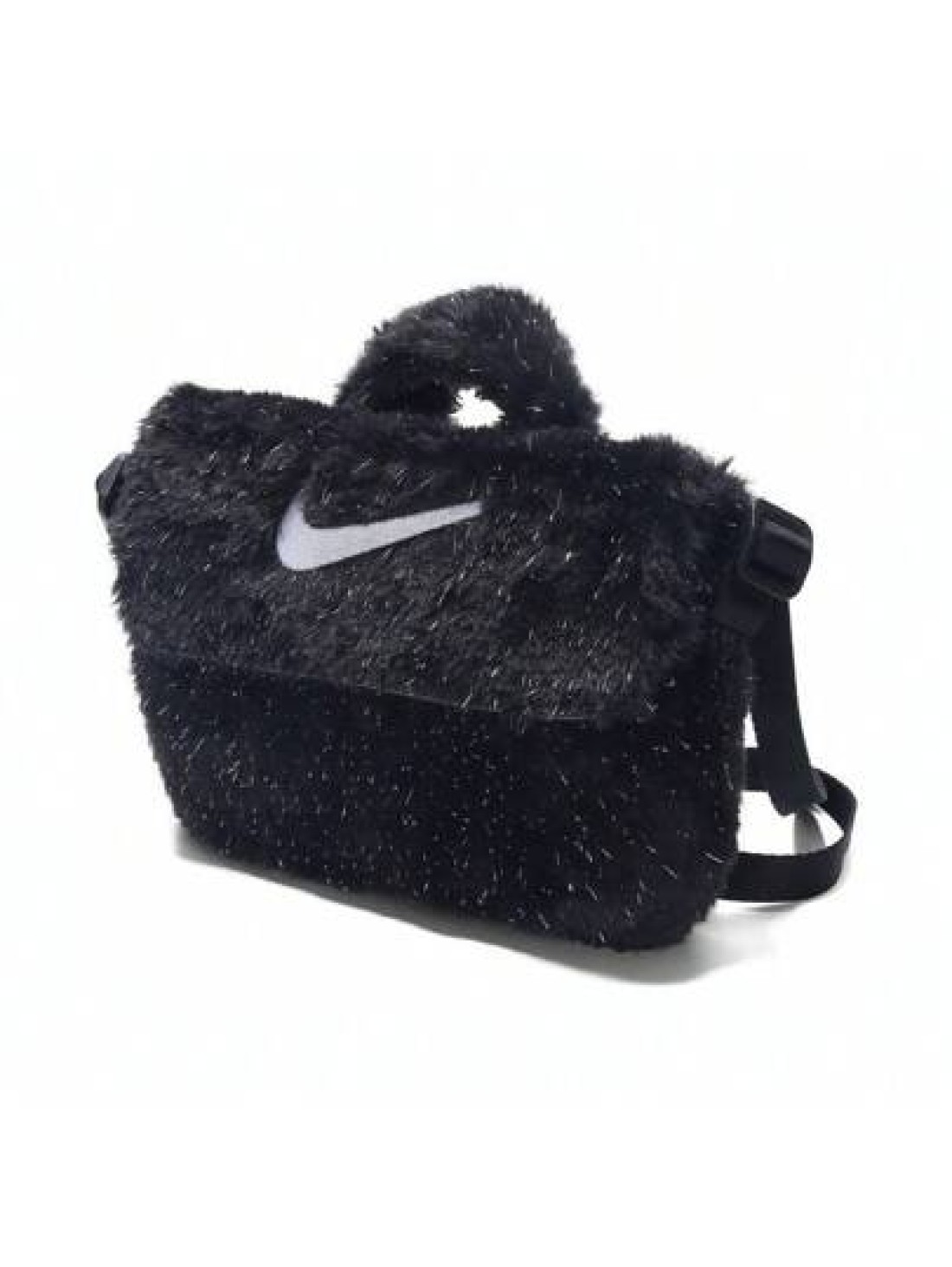 Nike 2025 Girls NK FX FUR CROSSBODY Shoulder Bag FZ1329 010