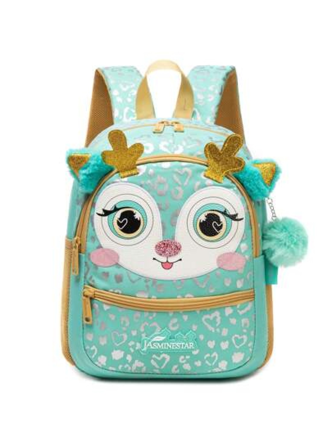 1pc Cute 13 Inch Animal Backpack Kindergarten Outdoor Sports Little Girl With Small Pendant