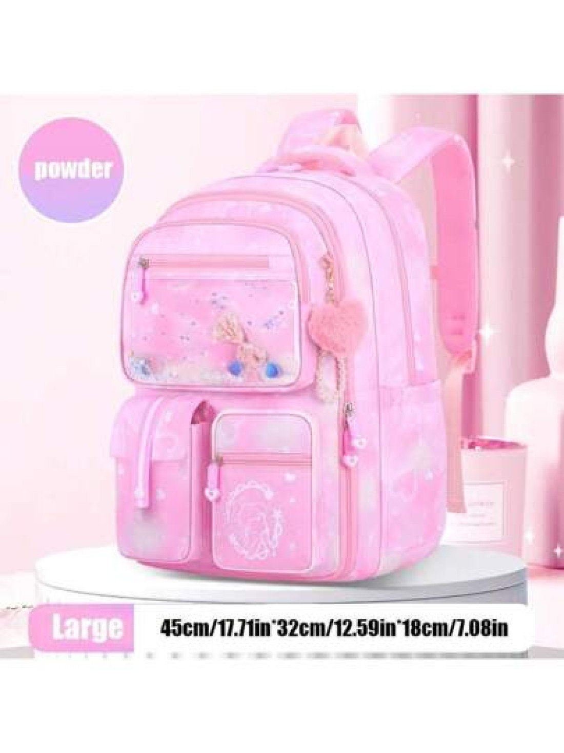 1pc Cute Preppy Lightweight Portable Large Capacity With Adjustable Strap Bowknot School Bag For Girl Refrigerator Style Design Backpack School Bag S Bag Small Backpack Bag School School Backpack Ruck