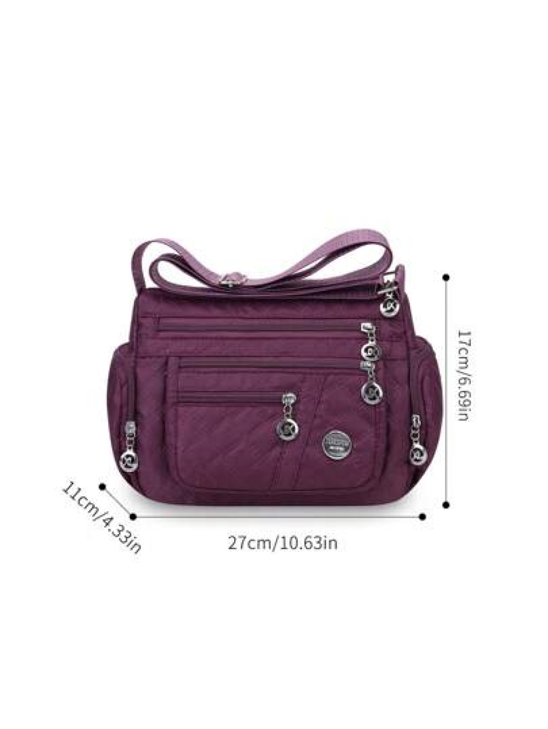 Casual Style Large Capacity Red Canvas Messenger Bag Unisex Lightweight Adjustable Shoulder Strap Zipper Closure Polyester Lining Multi Compartment Casual Shoulder Bag Crossbody Wallet