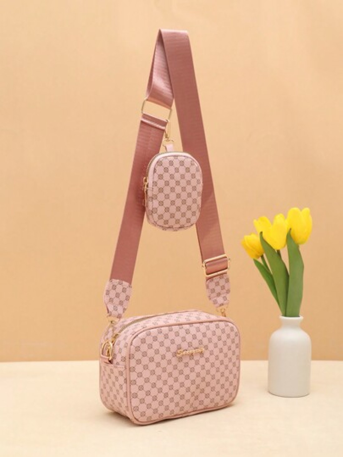 Children s Crossbody Bag 2024 Spring New Simple Casual Shoulder Bag Fashion Casual Crossbody Bag Simple Children s Casual Small Square Bag