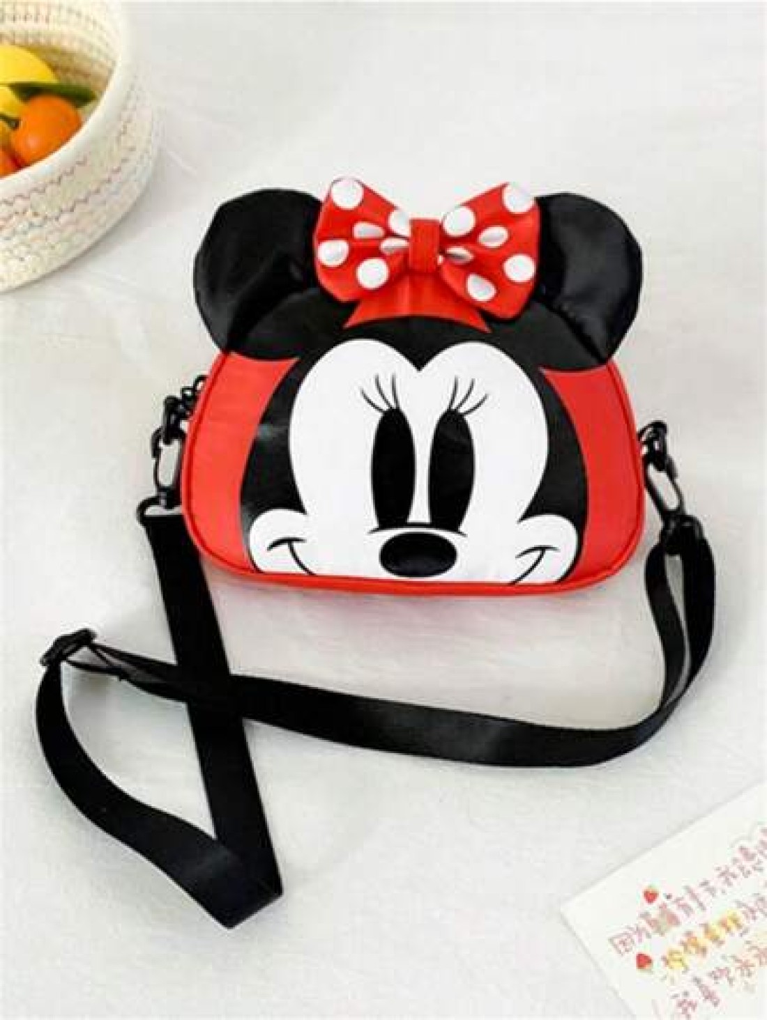Disney 1pc Disney Mickey Minnie Cartoon Coin Purse Crossbody Bag Portable Shoulder Bag For Boys And Girls Suitable As Holiday Gift For Children