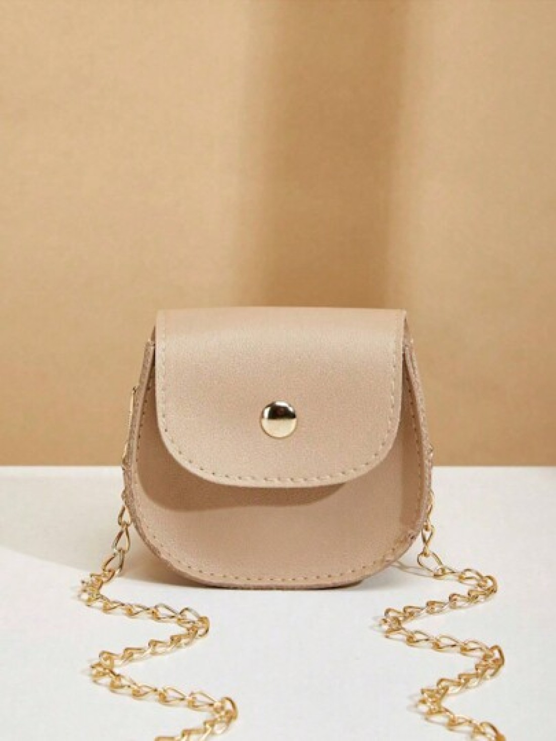 1pc Girls Mini Solid Color Crossbody Bag With Lip Stick Earphone Case Coin Purse Saddle Lip Stick Shoulder Bag Ideal For Daily Use Gift