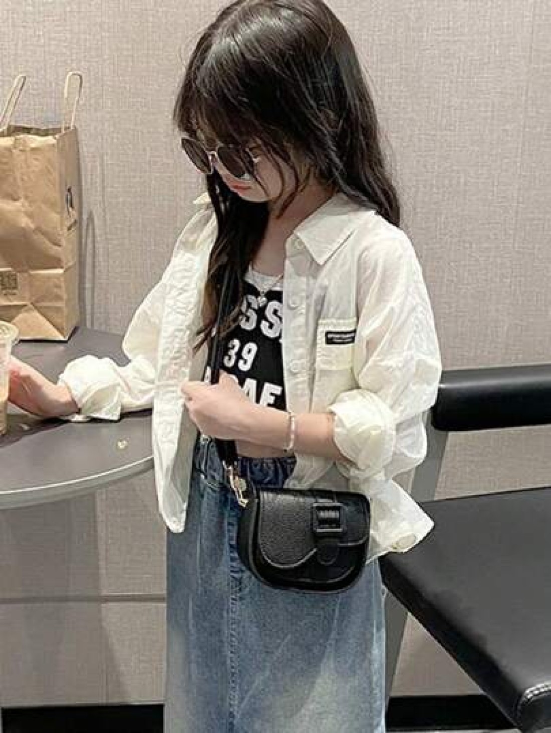 1pc Girls Solid Color Fashion Mini PU Flap Crossbody Bag Personalized Messenger Bag Suitable For Daily Use