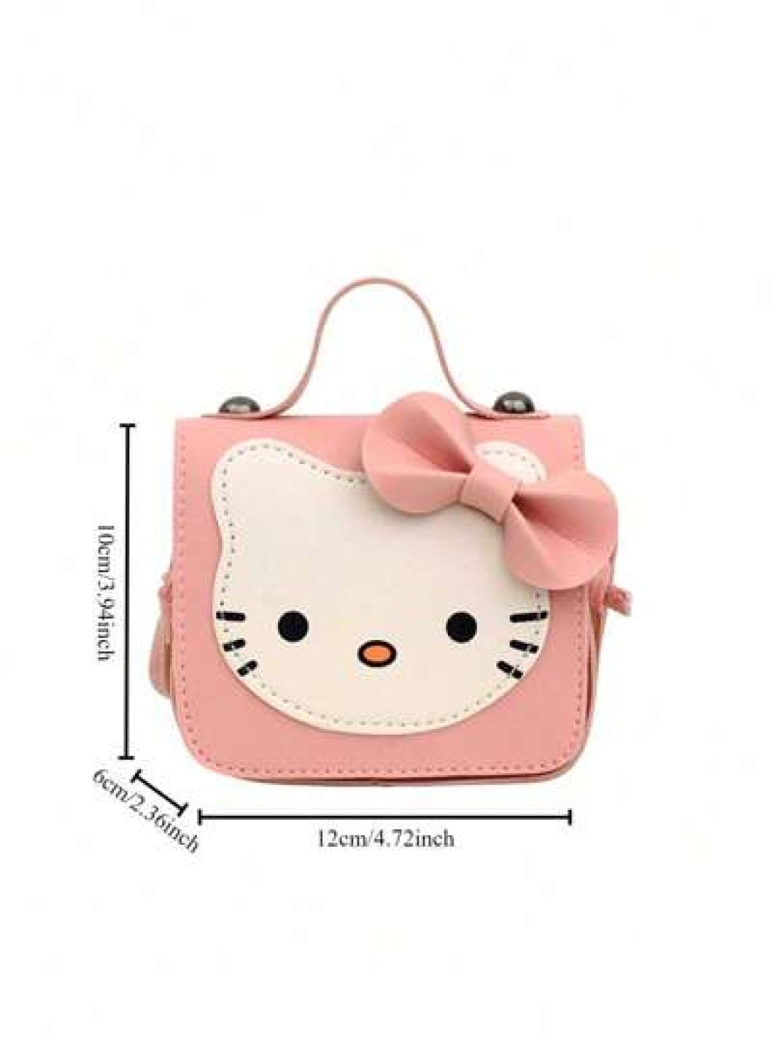 Sanrio Sanrio Hello Kitty Cartoon Children s Bag Cute Princess Casual Bag Girls Messenger Bag Small Shoulder Bag Coin Case For Lipstick Brush Skincare Mobile Phone Coin Small Items For Home Gift Vacat