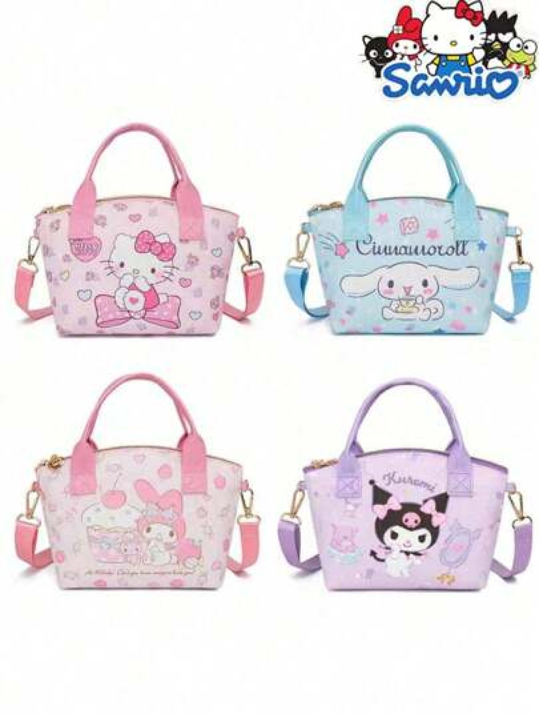 Sanrio Sanrio Hello Kitty Kuromi My Melody Backpack For Girl With Large Capacity Schoolbag Gift For Christmas Thanksgiving Birthday Valentine s Day Party Favors