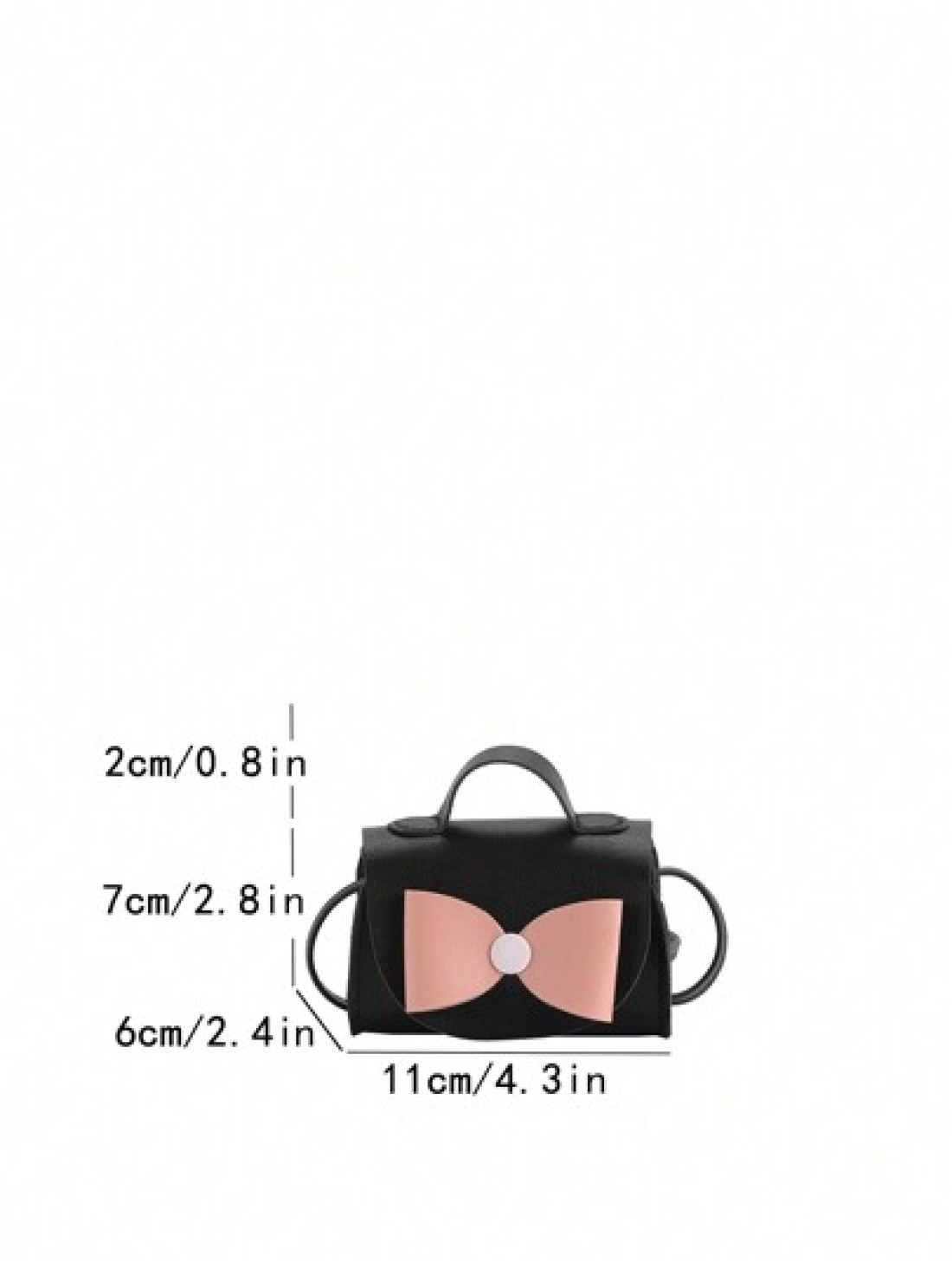 New Arrival Bowknot Children Mini Crossbody Bag PU Leather Handbag Shoulder Bag For Girls