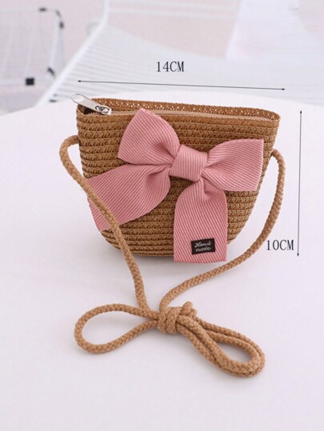 New Arrival Girls Cute Princess Style Bowknot Beach Bag Suitable For Daily Use