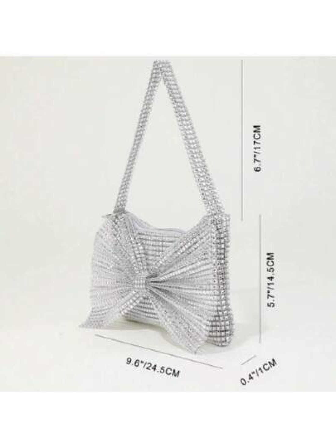 Children s New Style Princess Handbag With Bow Rhinestone And Glitter For Festive Party Gift Purse For Little Girls