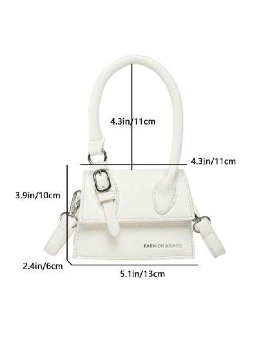 1 Pc New Style Girl s Pu Material Solid Color Letter Handbag Adjustable Shoulder Strap Can Be Shouldered Or Cross Body Magnetic Buckle Closure Fashionable Exquisite And Beautiful Simple And Versatile