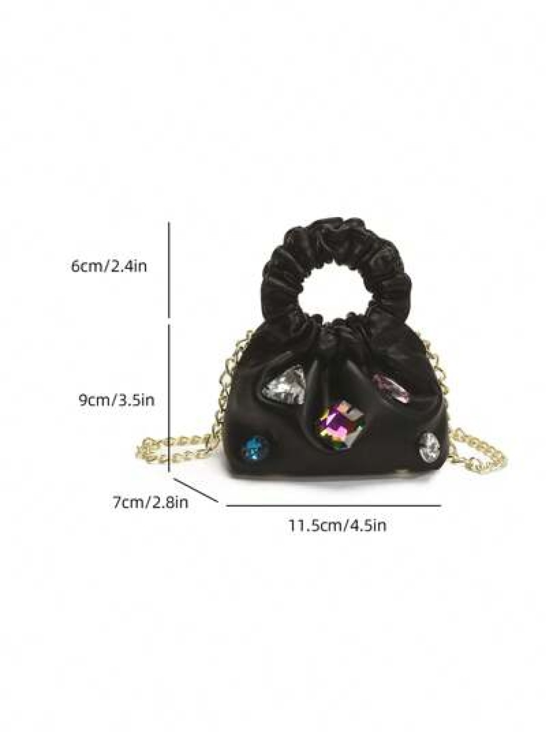 New Mini Cloud Bag Princess Diamond Handbag Clutch Shoulder Bag Diamond Evening Bag