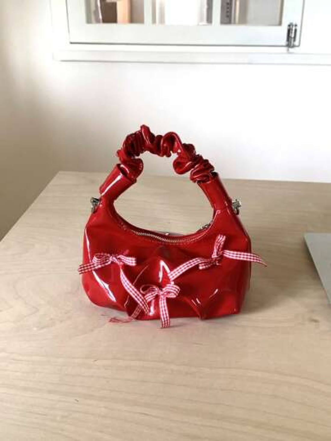 1pc Sweet Handbag Pu Zipper Opening And Closing Niche Design New Ballet Style Pleated Cloud Handbag Crossbody Bag Exquisite And Versatile Suitable For Daily Travel Shopping And Taking Pictures It Is A