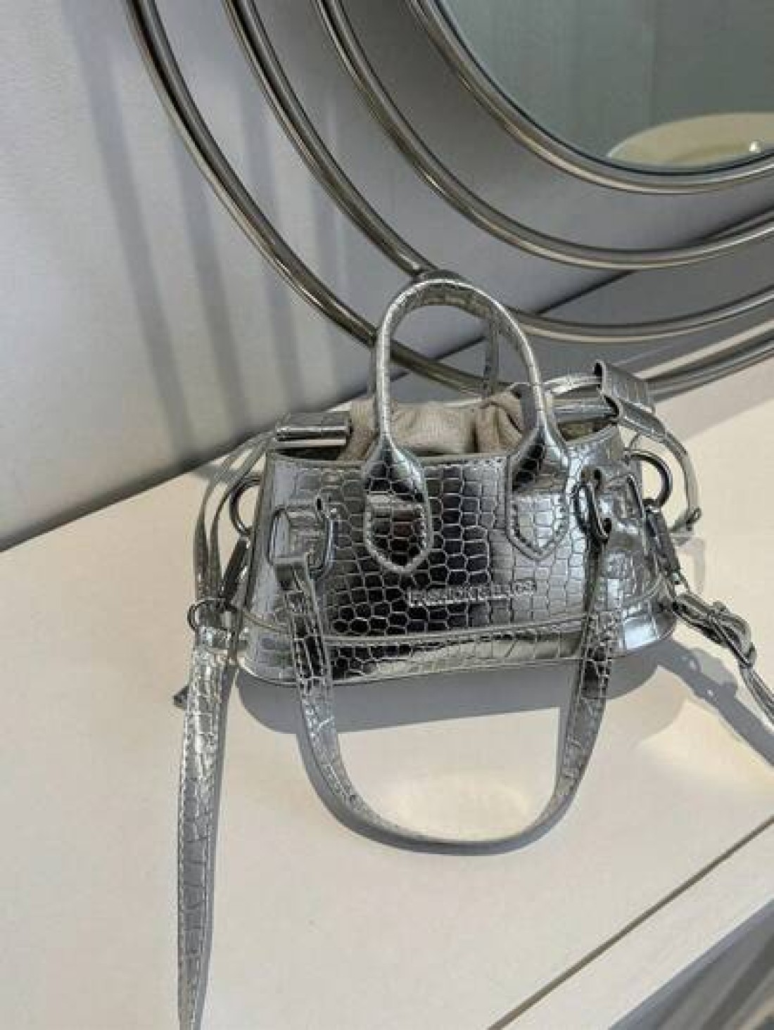 1pc Plain PU Leather Stone Texture Handbag Fashion Versatile Shoulder Crossbody Bag Suitable For Everyday Use