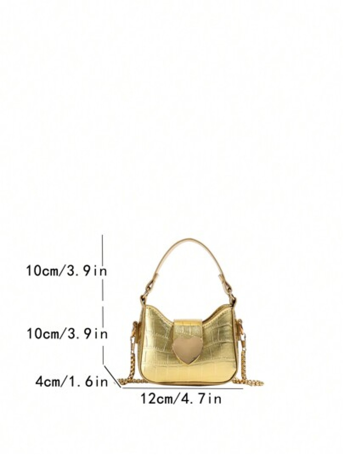 New Exported Children s Bag Girls Shoulder Handbag Mini Solid Color Heart Baby Alligator Texture Shoulder Bag