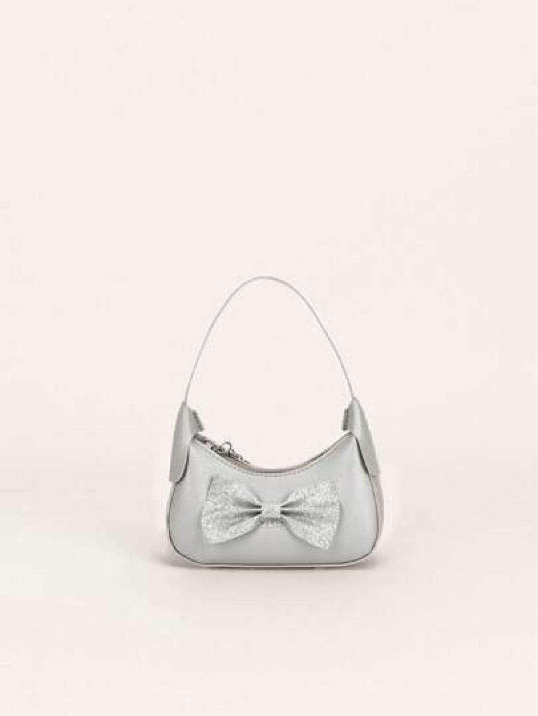 1pc Cute Girl Bow Decor Baby Mini Handbag