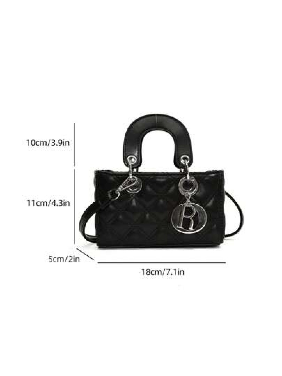 New European And American Style Embroidered Strap Charm Handbag Shoulder Bag Phone Crossbody Purse