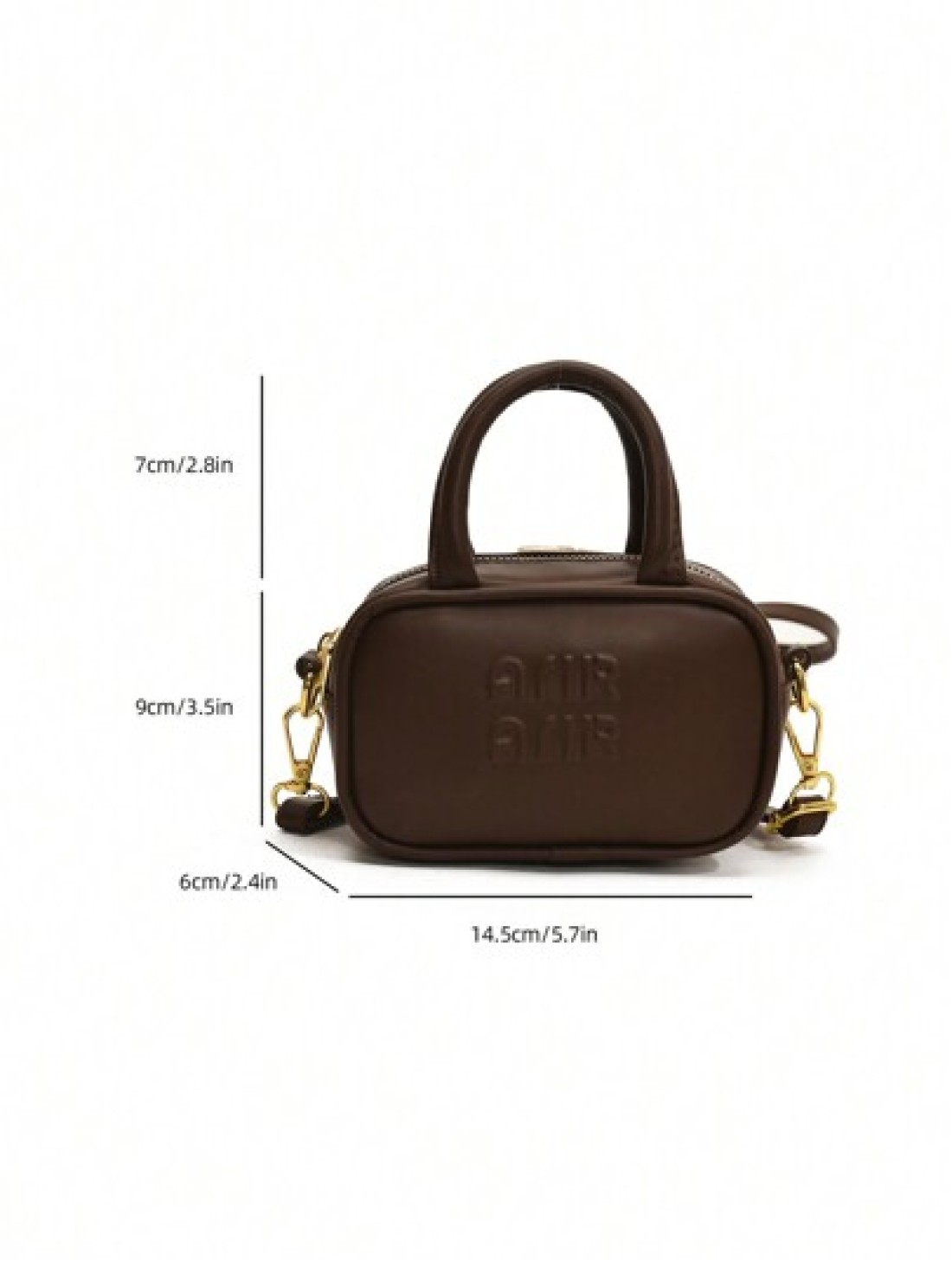 Mini Sized Baseball Bag Solid Color Printed Mini Bag Fashionable Small Bag