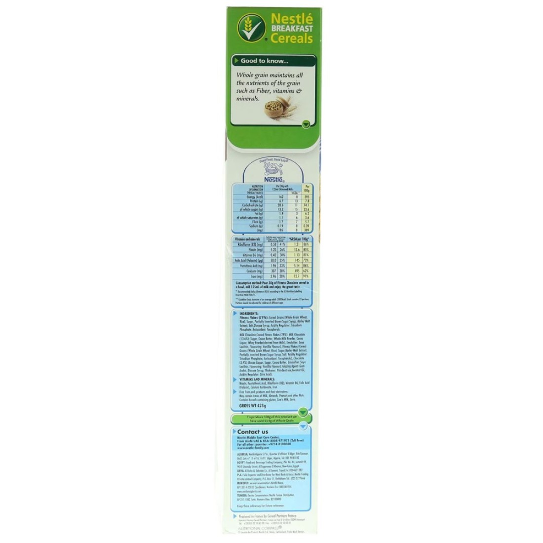 Nestle Fitness Chocolate Morning Boost Cereal, 375g