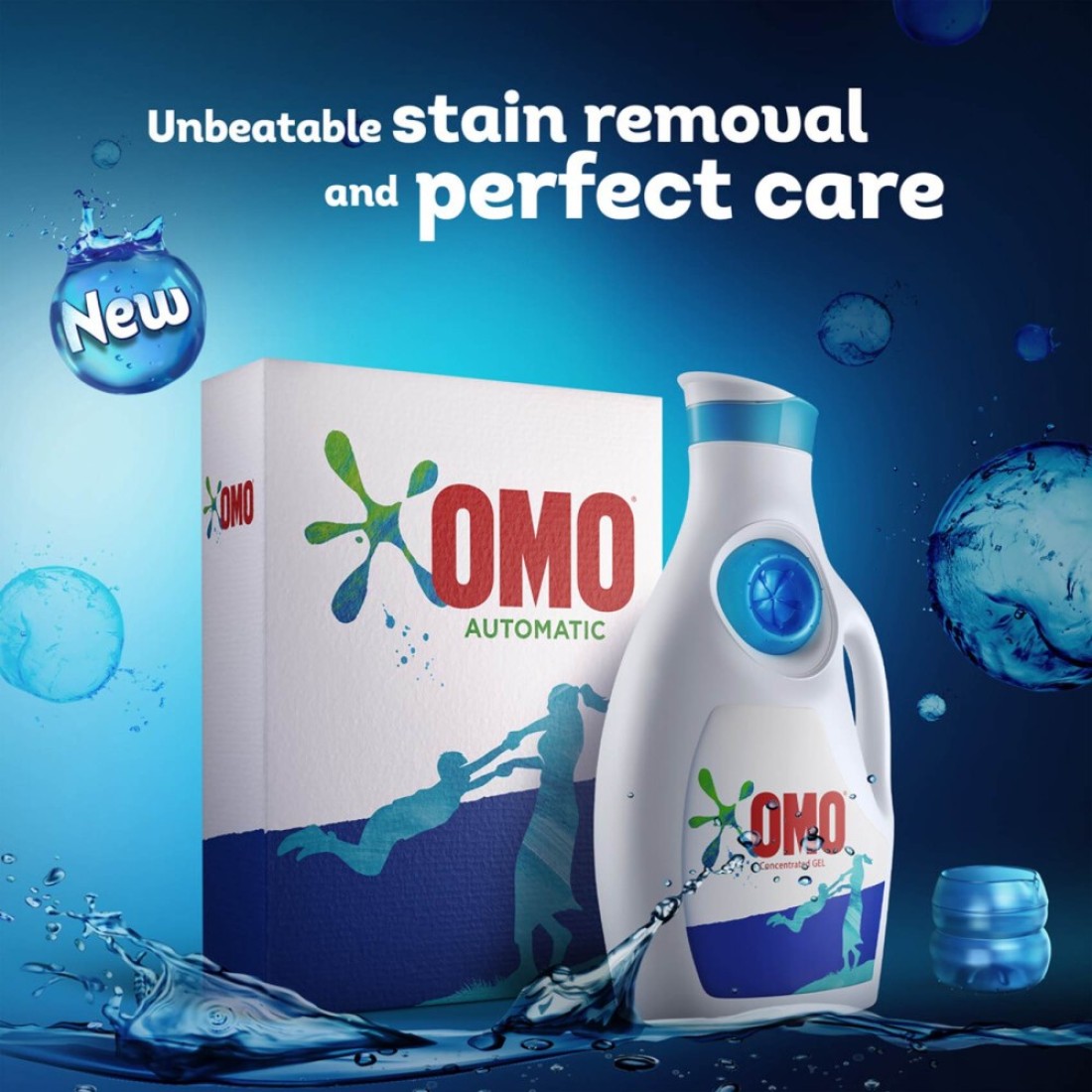 OMO Liquid Laundry Detergent Active 900ml
