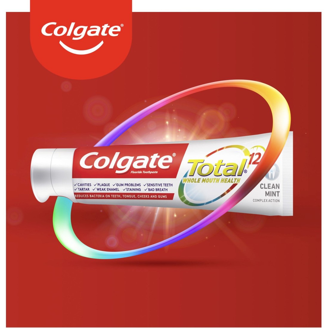 Colgate Total 12 Hour Protection Clean Mint Toothpaste 150ml