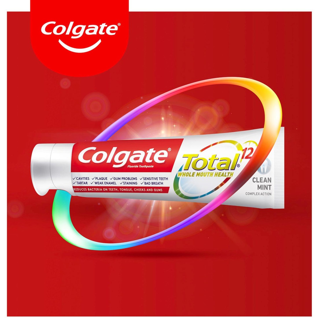 Colgate Total 12 Hour Protection Clean Mint Toothpaste 75ml