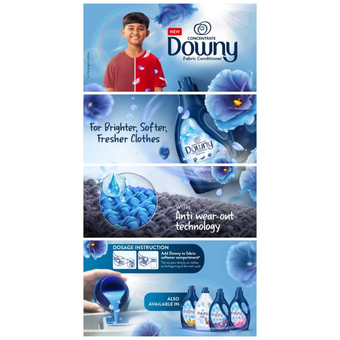 Downy Fabric Conditioner Concentrate Valley Dew 2L