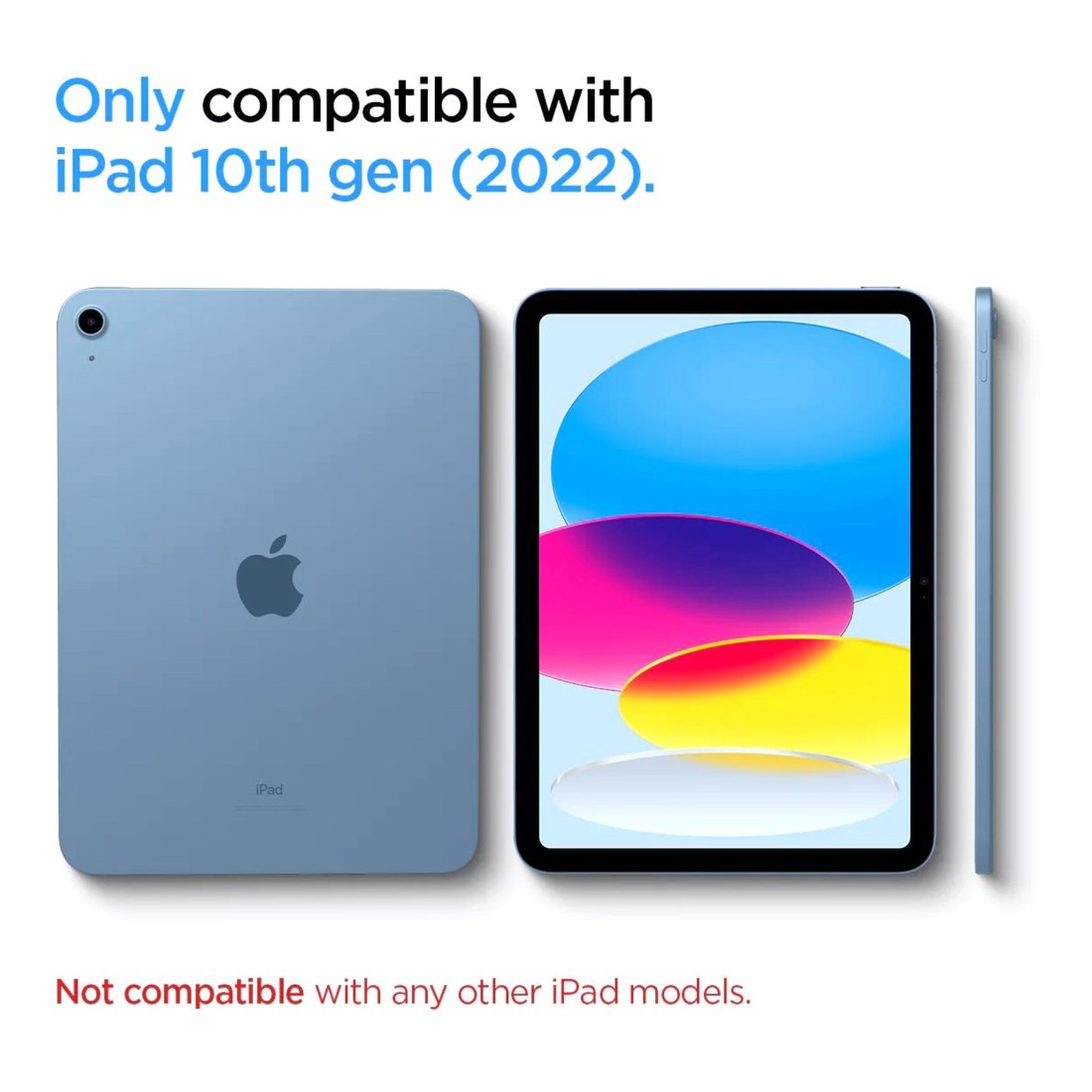 Spigen Smart Fold Case For Apple iPad 10.9Inch (2022) Black