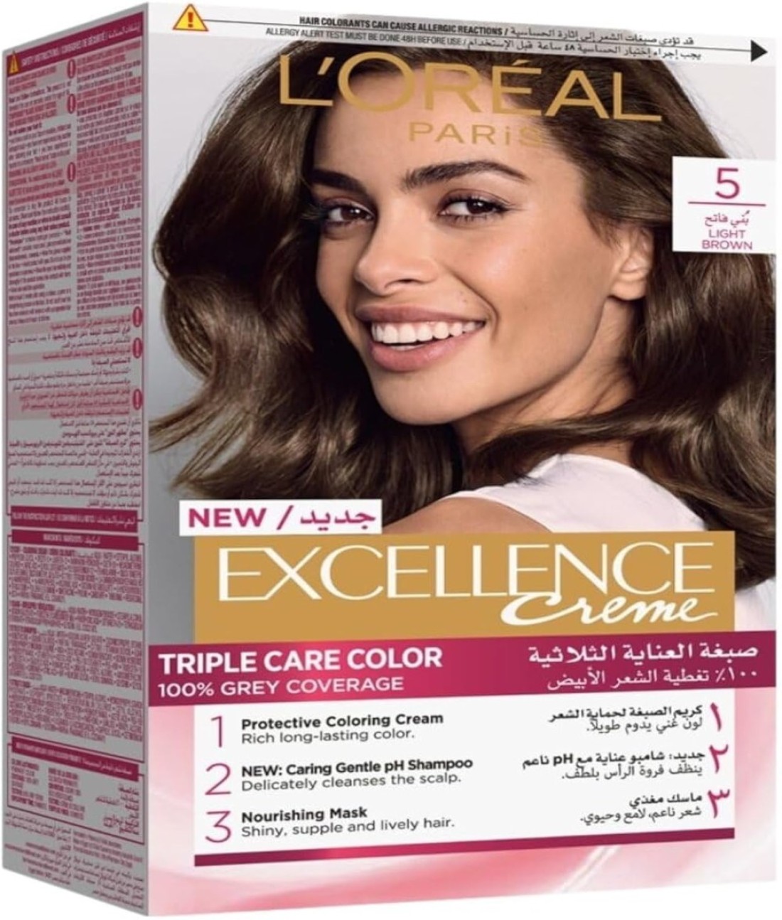 LOREAL EXCELLENCE 5 NATURAL LIGJHT BROWN
