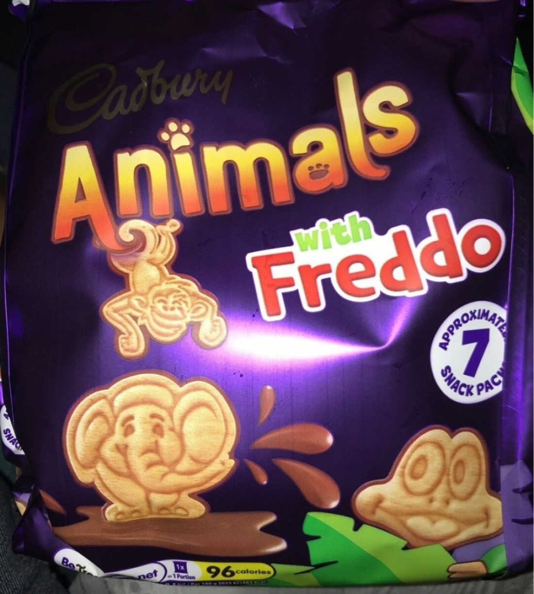 CADBURY ANIMALS MINI BISCUITS 7 PACK 139.3GM