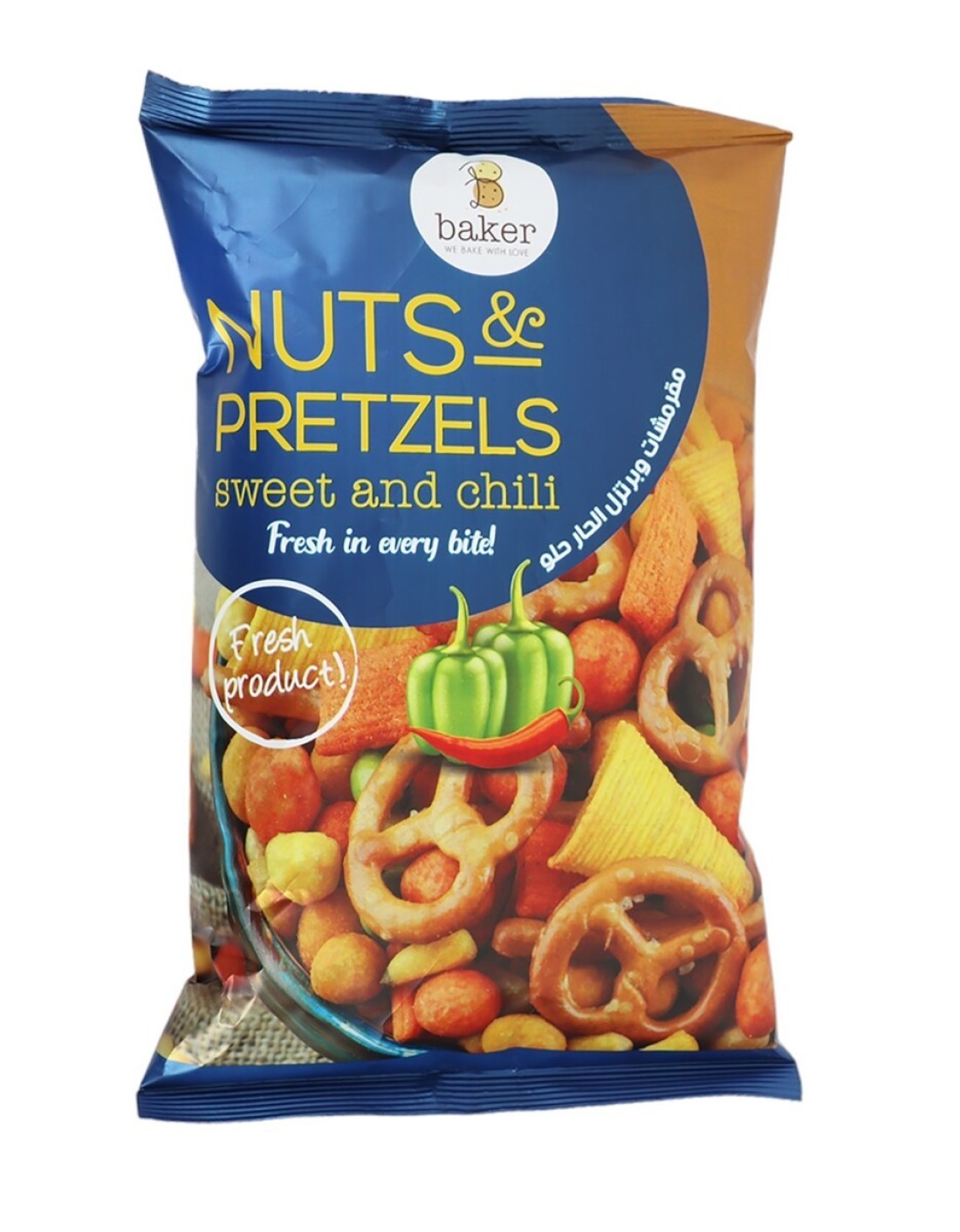 BAKER NUTS PRTZLS SWEETCHILLI300G