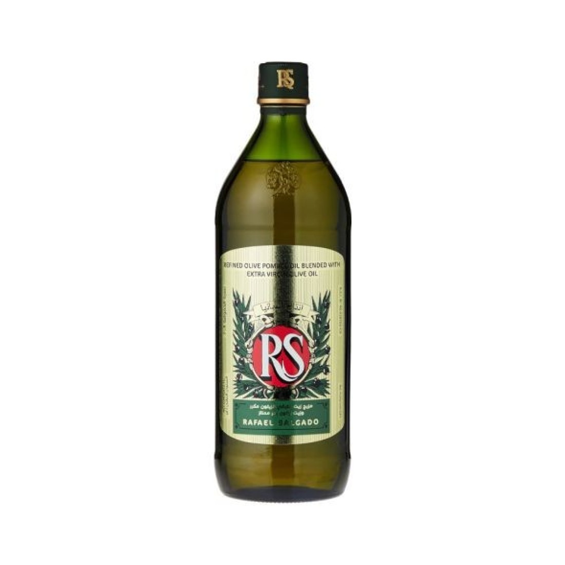 RS PURE OLIVE OIL PET OVAL 1LTR